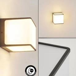 Applique Murale D'Exterieurburseryd Led Anthracite, 1 Lumiere