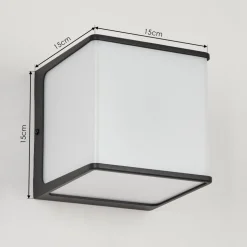 Applique Murale D'Exterieurburseryd Led Anthracite, 1 Lumiere