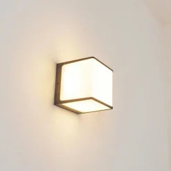 Applique Murale D'Exterieurburseryd Led Anthracite, 1 Lumiere