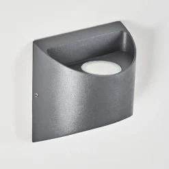 Applique Murale D'Exterieur Vikom Led Anthracite, 2 Lumieres