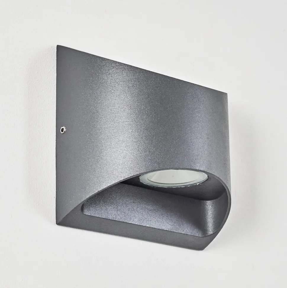 Applique Murale D'Exterieur Vikom Led Anthracite, 2 Lumieres