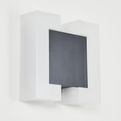 Applique Murale D'Exterieur Zoppola Led Anthracite, Blanc, 2 Lumieres