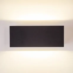 Applique Murale D'Exterieur Gemini Led Anthracite, 1 Lumiere