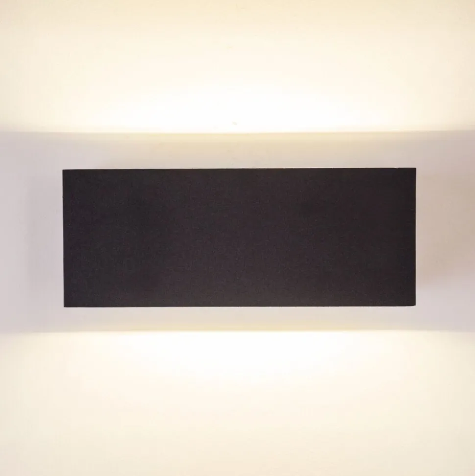 Applique Murale D'Exterieur Gemini Led Anthracite, 1 Lumiere