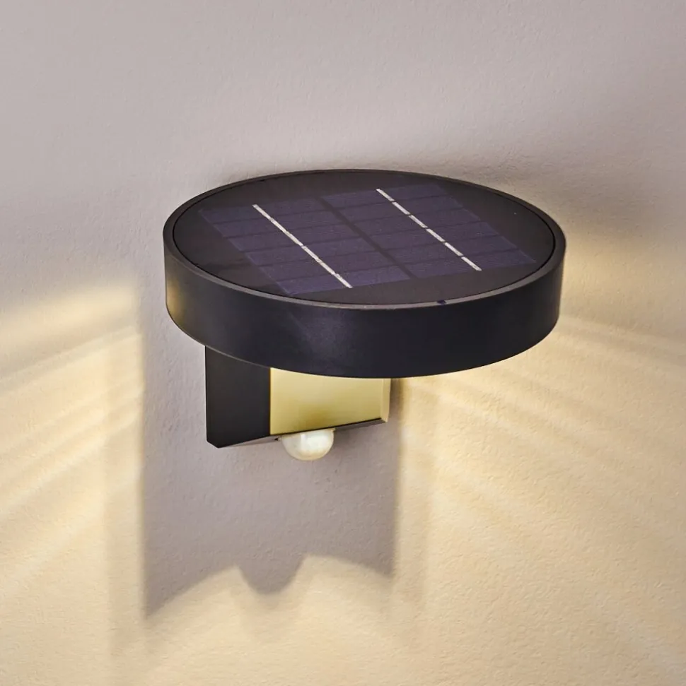 Applique Murale D'Exterieur Townsville Led Noir, 1 Lumiere, Detecteur De Mouvement