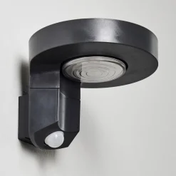Applique Murale D'Exterieur Townsville Led Noir, 1 Lumiere, Detecteur De Mouvement