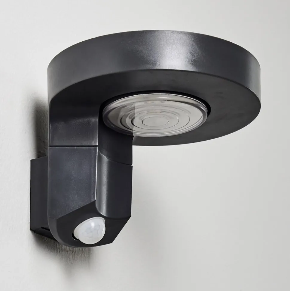 Applique Murale D'Exterieur Townsville Led Noir, 1 Lumiere, Detecteur De Mouvement