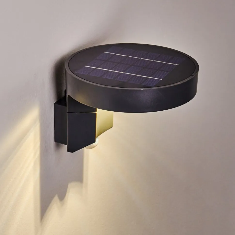 Applique Murale D'Exterieur Townsville Led Noir, 1 Lumiere, Detecteur De Mouvement