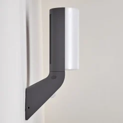 Applique Murale D'Exterieur Porus Led Anthracite, 1 Lumiere, Detecteur De Mouvement