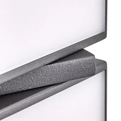 Applique Murale D'Exterieur Swanek Led Anthracite, 2 Lumieres