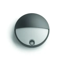 Applique Murale D'Exterieur Philips Capricorn Led Anthracite, 1 Lumiere, Detecteur De Mouvement