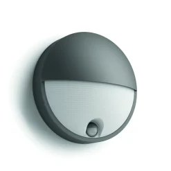 Applique Murale D'Exterieur Philips Capricorn Led Anthracite, 1 Lumiere, Detecteur De Mouvement