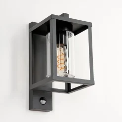 Applique Murale D'Exterieur Parkkola Anthracite, 1 Lumiere, Detecteur De Mouvement
