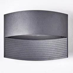 Applique Murale D'Exterieur Romo Led Anthracite, 1 Lumiere