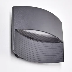 Applique Murale D'Exterieur Romo Led Anthracite, 1 Lumiere
