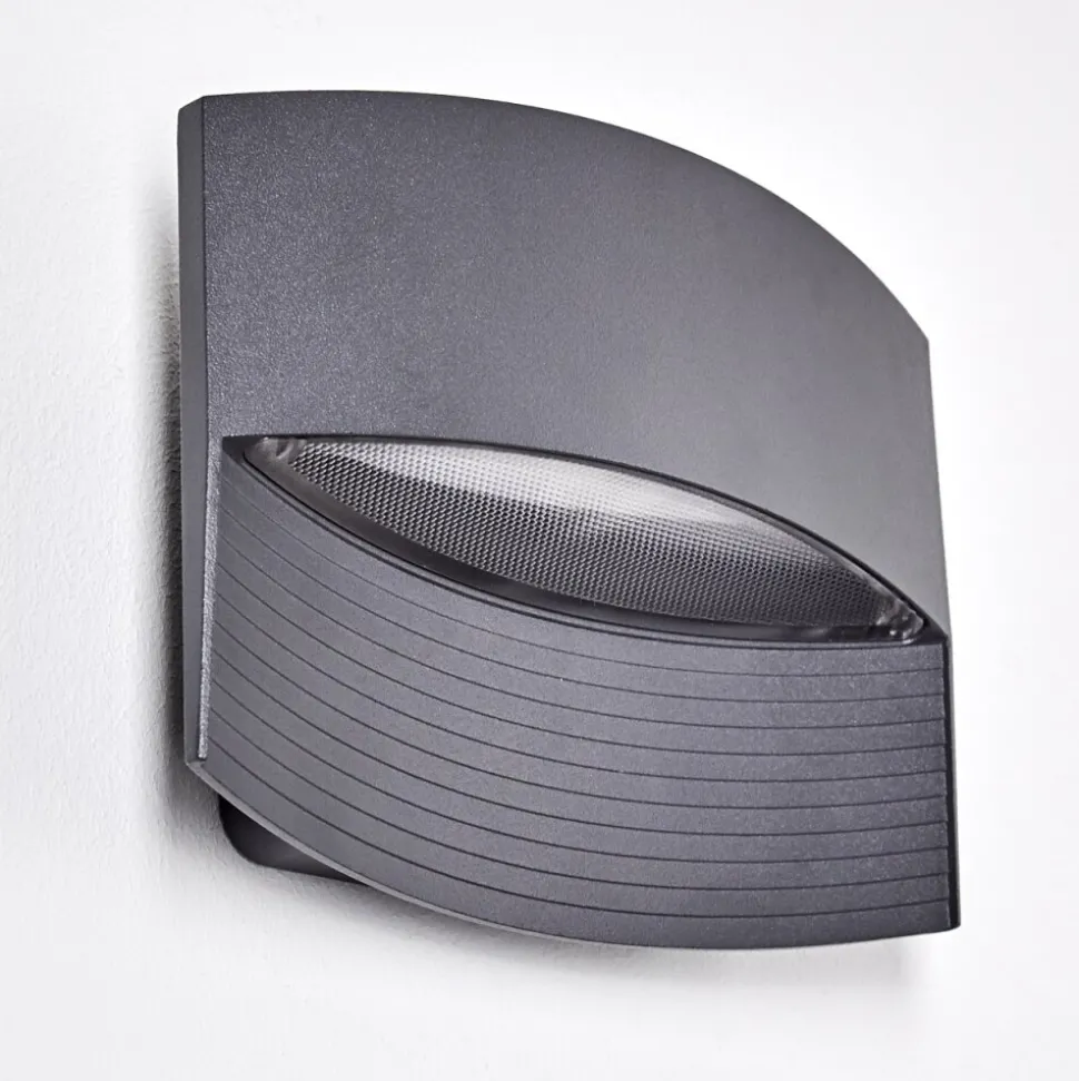 Applique Murale D'Exterieur Romo Led Anthracite, 1 Lumiere