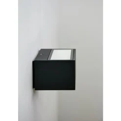 Applique Murale D'Exterieur Spider Led Anthracite, 1 Lumiere