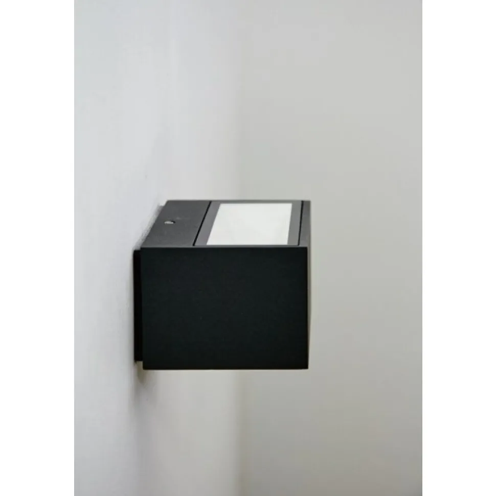 Applique Murale D'Exterieur Spider Led Anthracite, 1 Lumiere