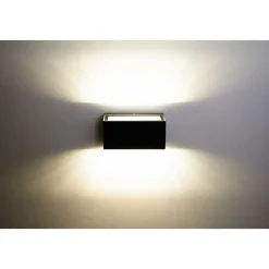 Applique Murale D'Exterieur Spider Led Anthracite, 1 Lumiere