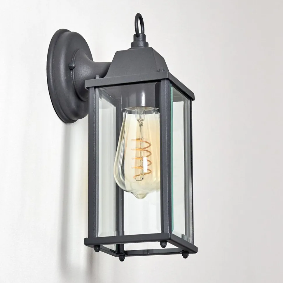 Applique Murale D'Exterieur Hialeah Anthracite, 1 Lumiere