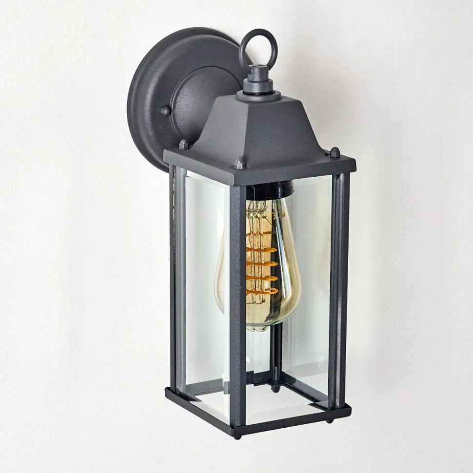 Applique Murale D'Exterieur Hialeah Anthracite, 1 Lumiere