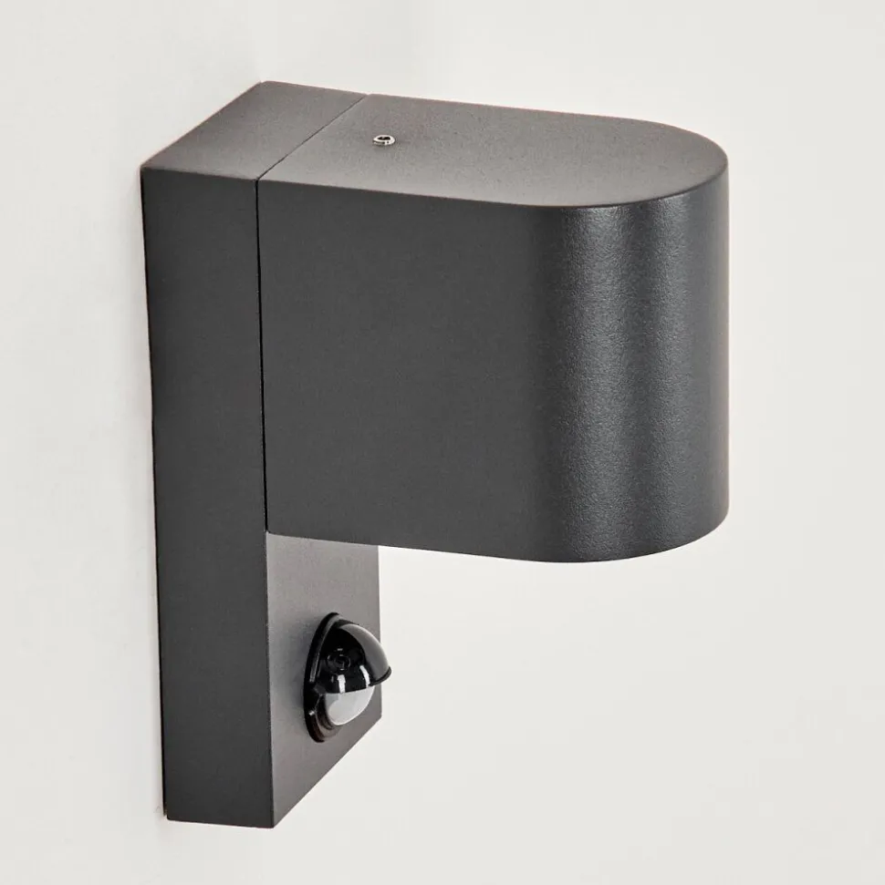 Applique Murale D'Exterieurkingstown Anthracite, Transparent, 1 Lumiere, Detecteur De Mouvement