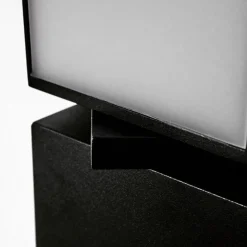 Applique Murale D'Exterieur Swanek Led Noir, 1 Lumiere