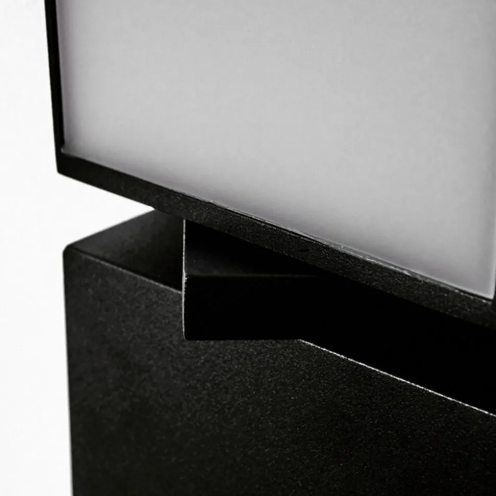 Applique Murale D'Exterieur Swanek Led Noir, 1 Lumiere