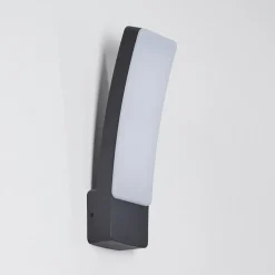 Applique Murale D'Exterieur Maseru Led Anthracite, 1 Lumiere