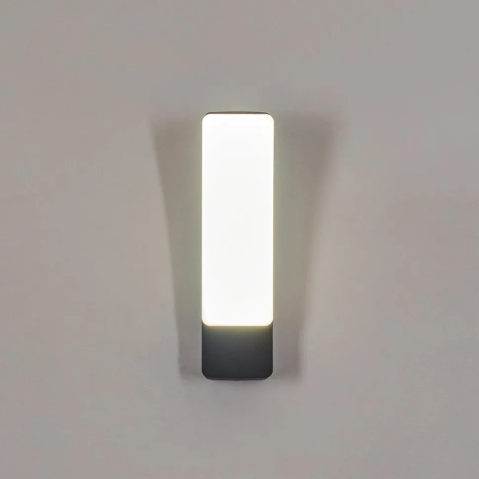Applique Murale D'Exterieur Maseru Led Anthracite, 1 Lumiere