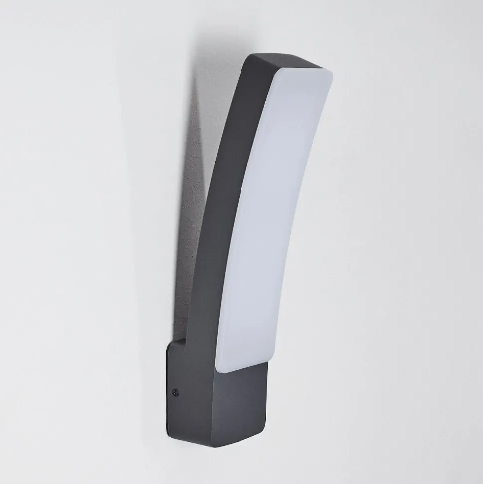 Applique Murale D'Exterieur Maseru Led Anthracite, 1 Lumiere