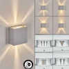 Applique Murale D'Exterieur Spidern Led Gris, 1 Lumiere