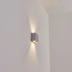Applique Murale D'Exterieur Spidern Led Gris, 1 Lumiere