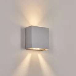Applique Murale D'Exterieur Spidern Led Gris, 1 Lumiere