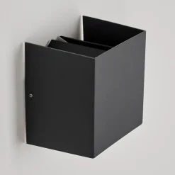 Applique Murale D'Exterieurhoods Led Anthracite, 2 Lumieres