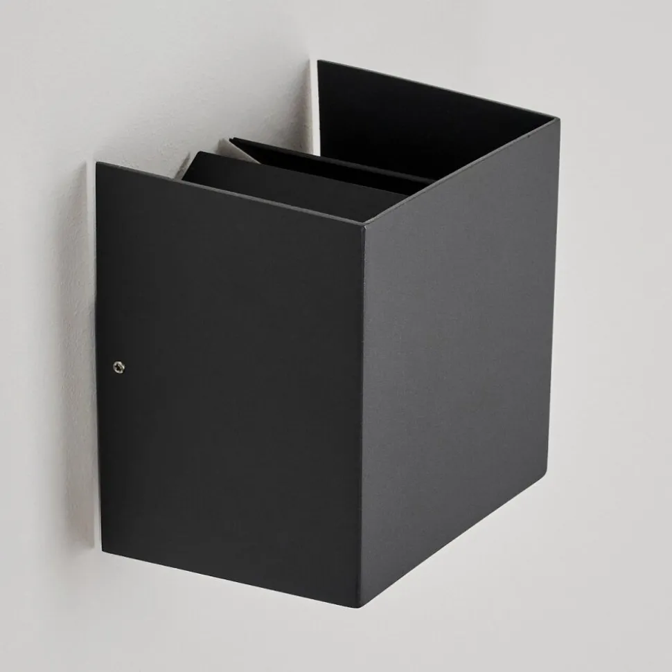 Applique Murale D'Exterieurhoods Led Anthracite, 2 Lumieres