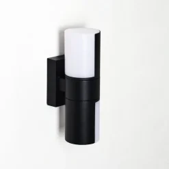 Applique Murale D'Exterieur Baulund Led Noir, 1 Lumiere