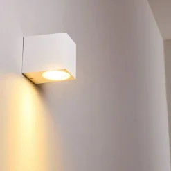 Applique Murale D'Exterieur Nordborg Led Blanc, 1 Lumiere