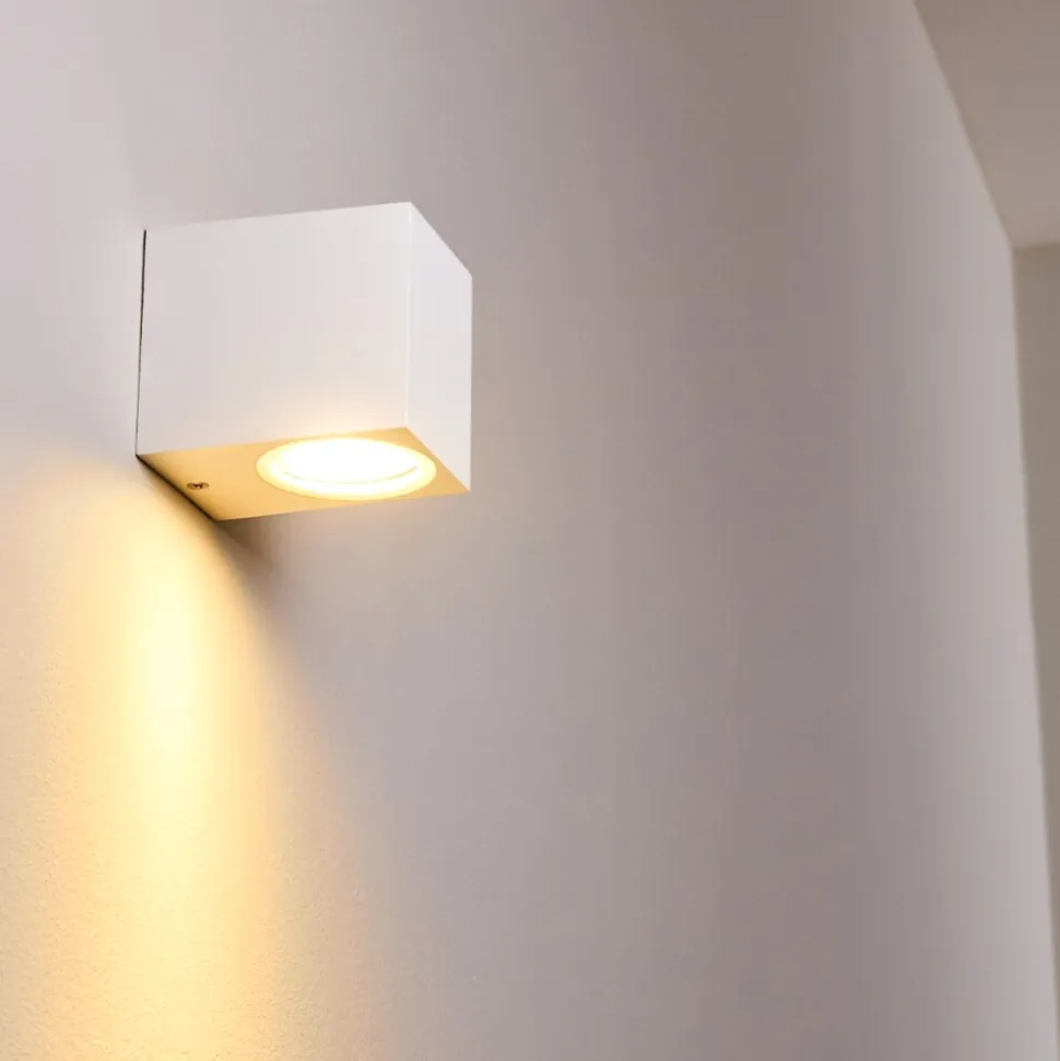 Applique Murale D'Exterieur Nordborg Led Blanc, 1 Lumiere