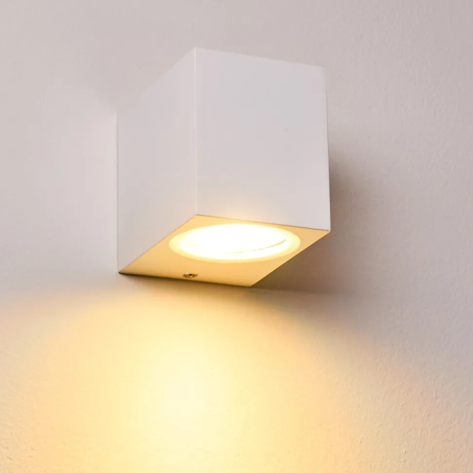 Applique Murale D'Exterieur Nordborg Led Blanc, 1 Lumiere