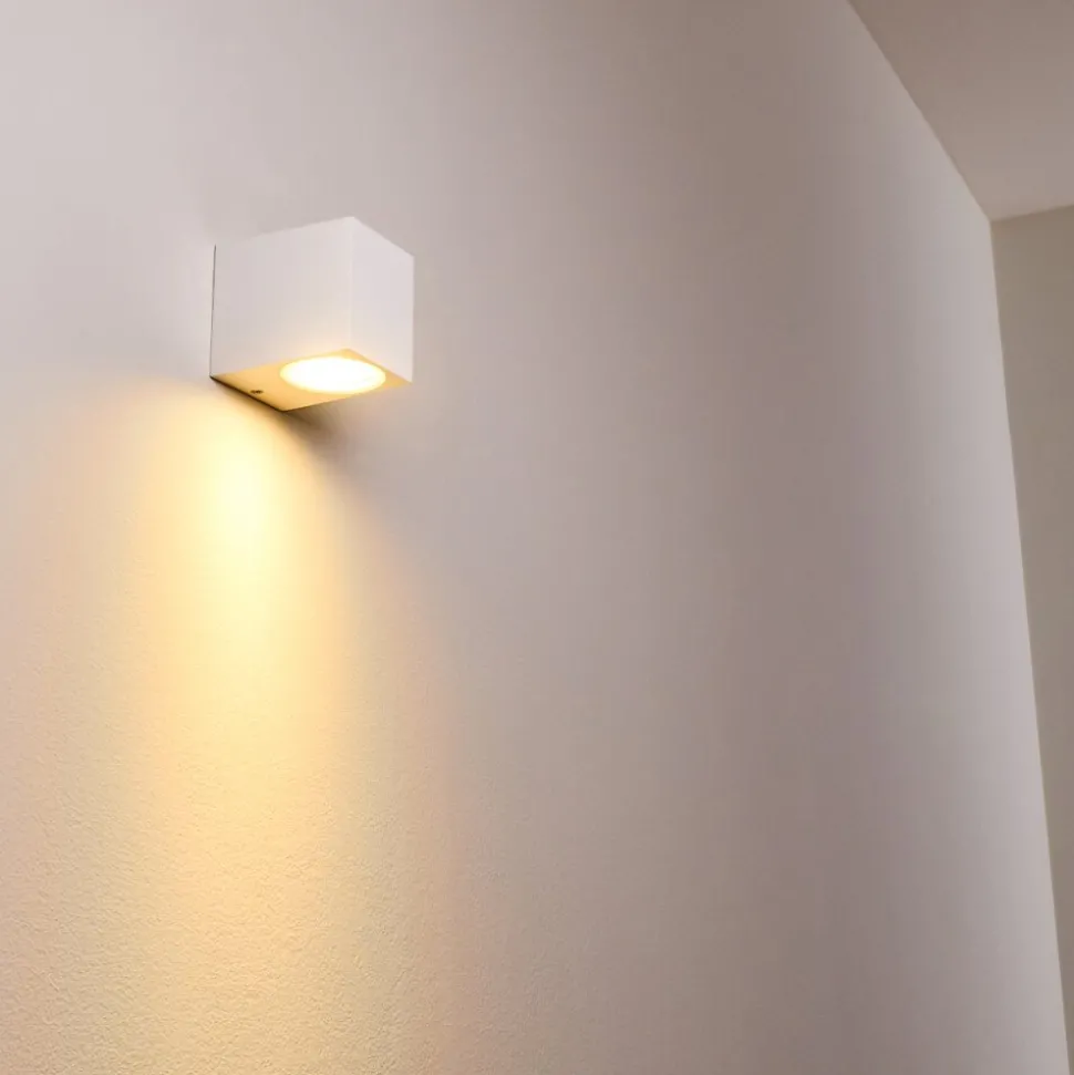 Applique Murale D'Exterieur Nordborg Led Blanc, 1 Lumiere