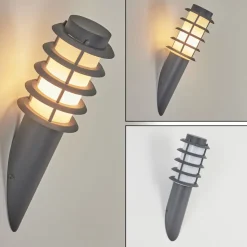 Applique Murale D'Exterieur Tunes Anthracite, 1 Lumiere