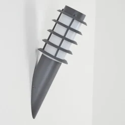 Applique Murale D'Exterieur Tunes Anthracite, 1 Lumiere