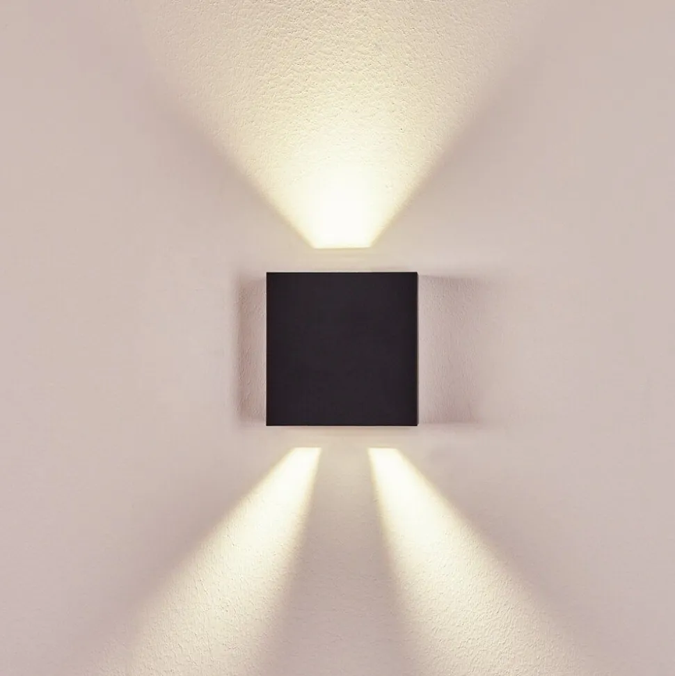 Applique Murale D'Exterieur Spidern Led Anthracite, 1 Lumiere