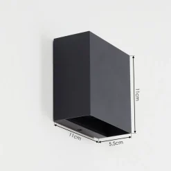 Applique Murale D'Exterieur Spidern Led Anthracite, 1 Lumiere