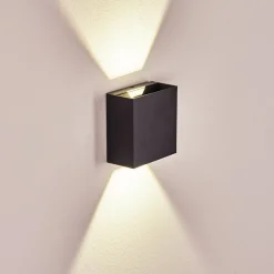 Applique Murale D'Exterieur Spidern Led Anthracite, 1 Lumiere