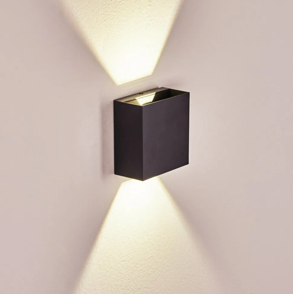 Applique Murale D'Exterieur Spidern Led Anthracite, 1 Lumiere