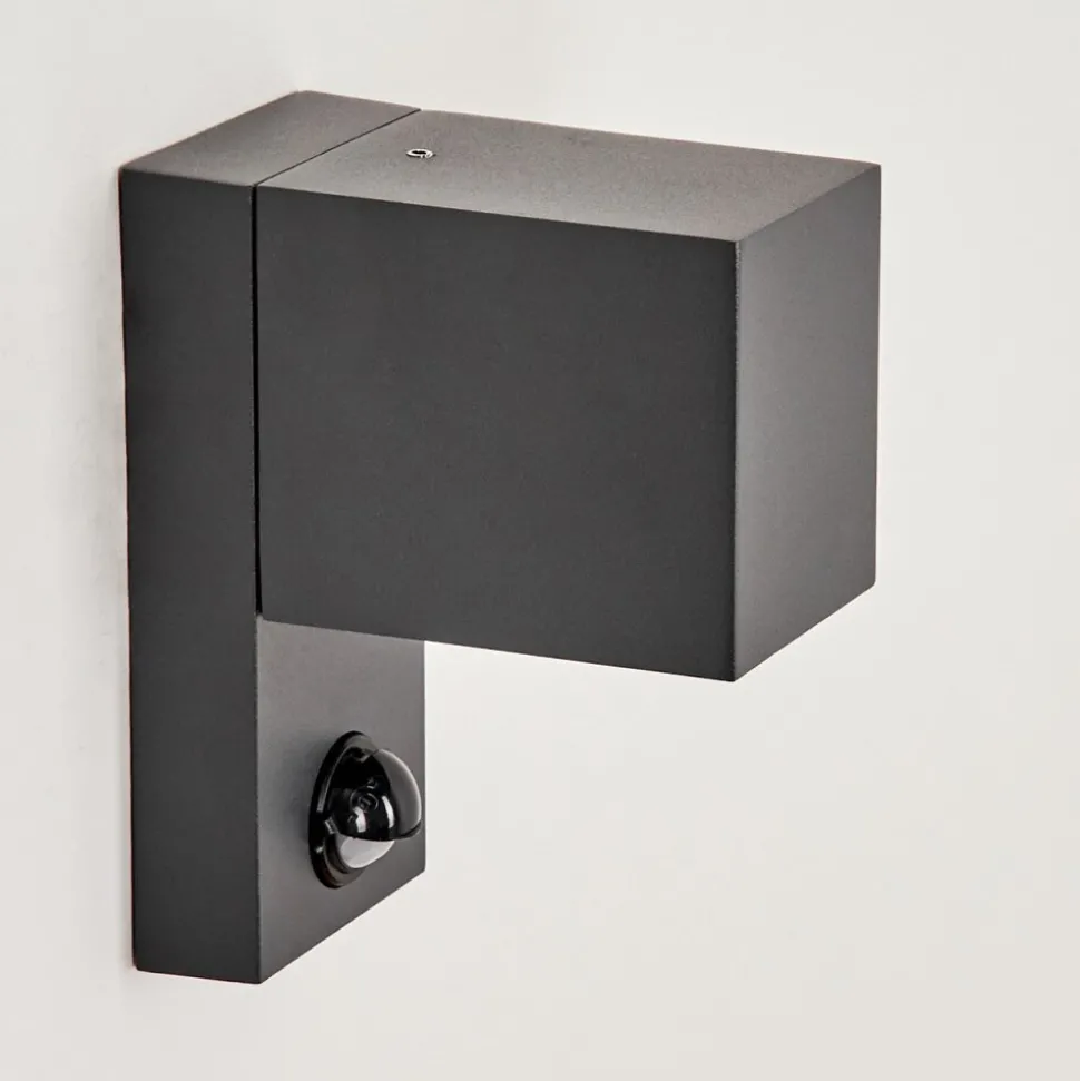 Applique Murale D'Exterieurkingstown Anthracite, Transparent, 1 Lumiere, Detecteur De Mouvement