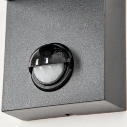 Applique Murale D'Exterieurkingstown Anthracite, Transparent, 1 Lumiere, Detecteur De Mouvement