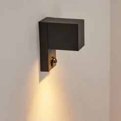 Applique Murale D'Exterieurkingstown Anthracite, Transparent, 1 Lumiere, Detecteur De Mouvement